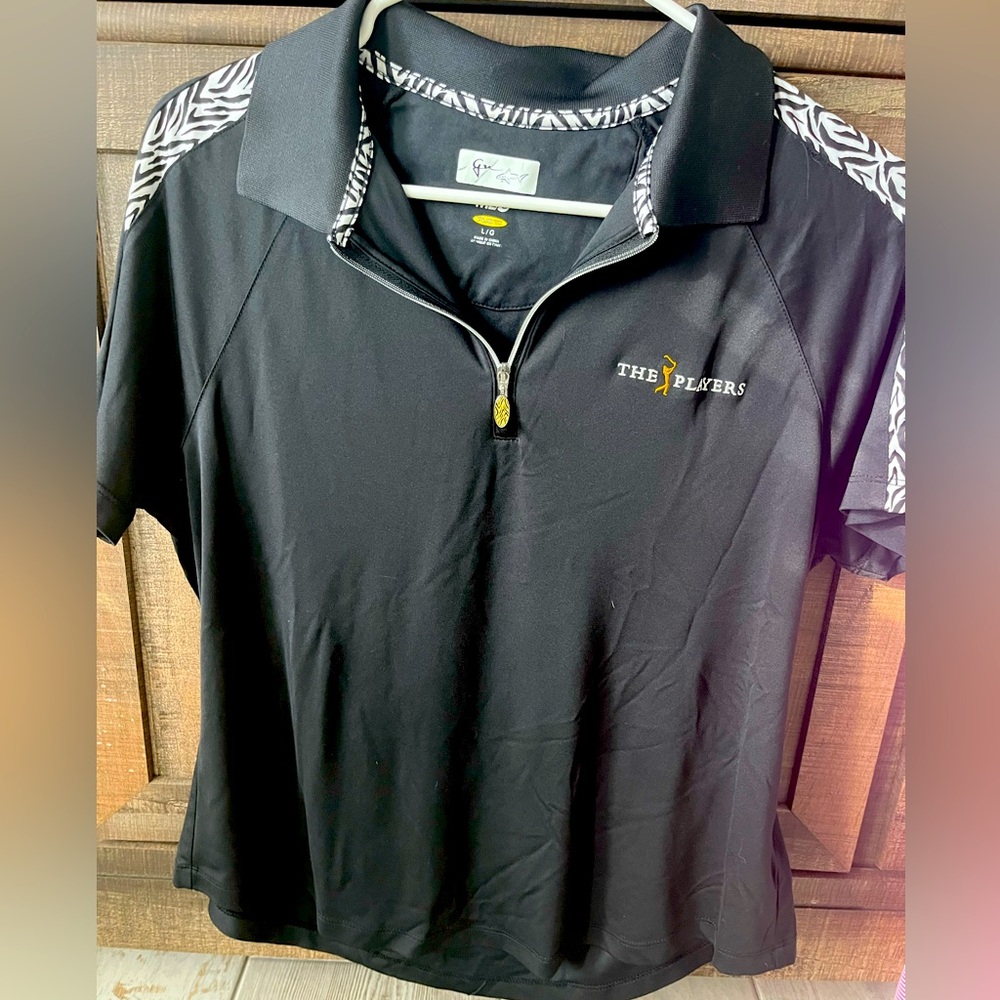Never worn Greg Norman women’s The Players golf polo size large